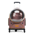 Wheeled Expandable Pet Backpack,Comfortable Outdoor Travel Home For Your Cat