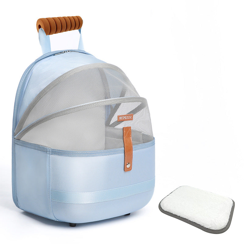 Breathable Mesh Pet Backpack Carrier｜Comfort Travel Bag For Cats & Small Dogs