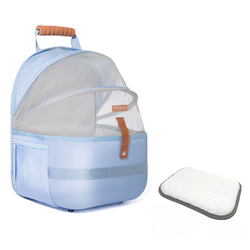 Breathable Mesh Pet Backpack Carrier｜Comfort Travel Bag For Cats & Small Dogs