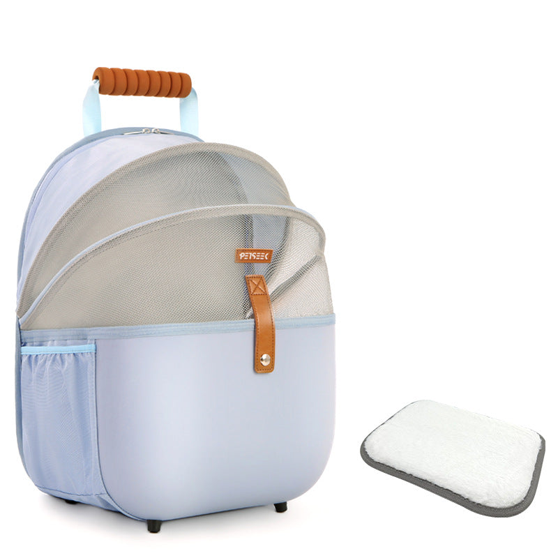 Breathable Mesh Pet Backpack Carrier｜Comfort Travel Bag For Cats & Small Dogs