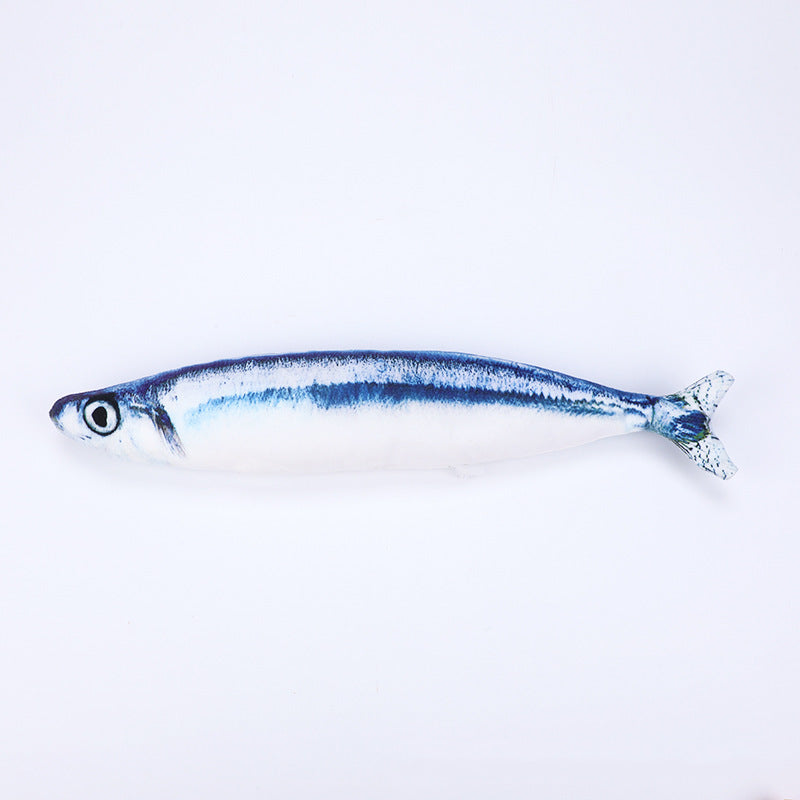 Realistic Fish Plush Toy with Catnip - Kicker Cat Toys