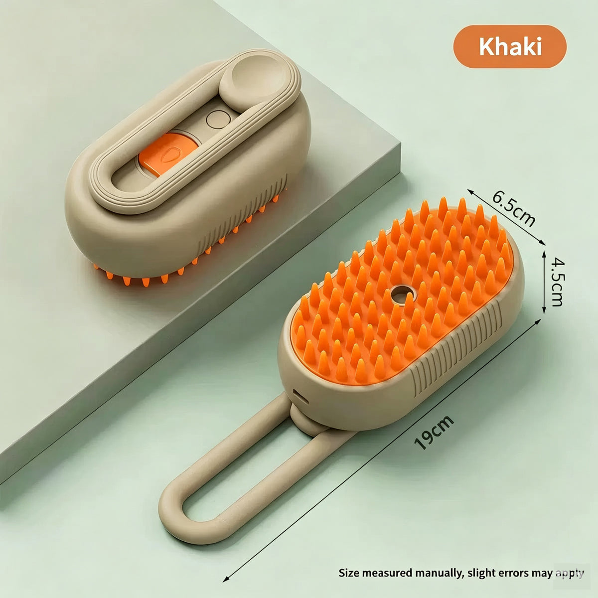 Pet Steam Comb for Dogs & Cats - Anti-Static Grooming Brush