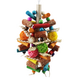 Apple Wood Chew Toy for Medium & Large Parrots