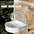 Dustproof Hanging Parrot Bathtub, Multi-functional Bird Cage Accessory