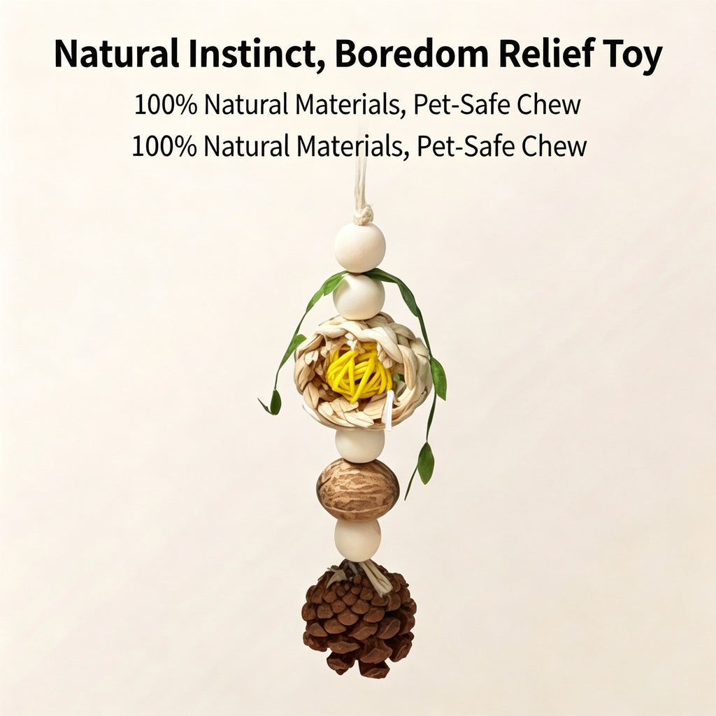 Parrot toys, corn husks, rattan balls, parrot bites, grinds, bird cages, hanging decorations, parrot bird toys
