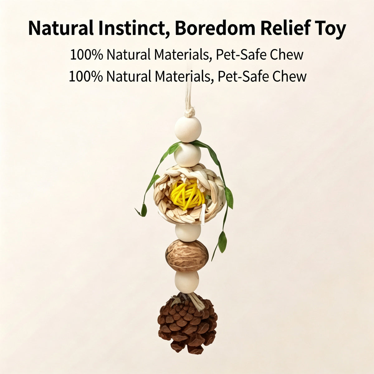 Parrot toys, corn husks, rattan balls, parrot bites, grinds, bird cages, hanging decorations, parrot bird toys