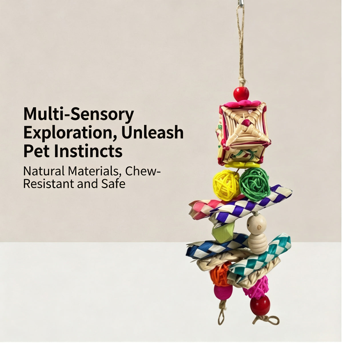 Parrots gnaw, play, toys, pet birdcage accessories, tiger skin, Xuan Feng, Peony, stuffy bird toys, bird pet supplies