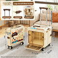 Collapsible Pet Trolley Box,Convenient Outdoor Travel Home for Cats & Small Dogs