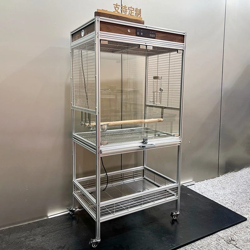 Constant Temperature Large Parrot Cage for Medium Conure Parrots