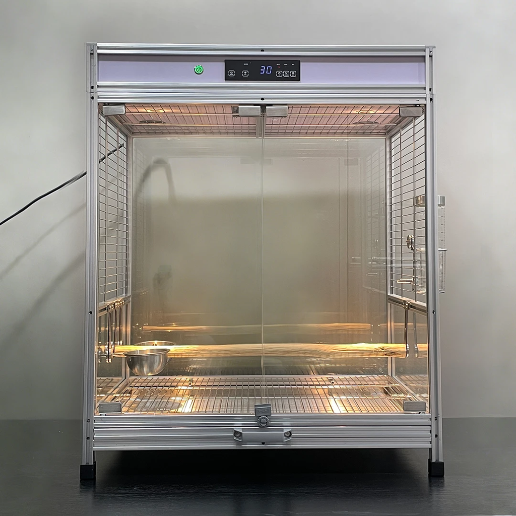 Thermostatic Insulated Bird Aviary Large Rolling Parrot Habitat