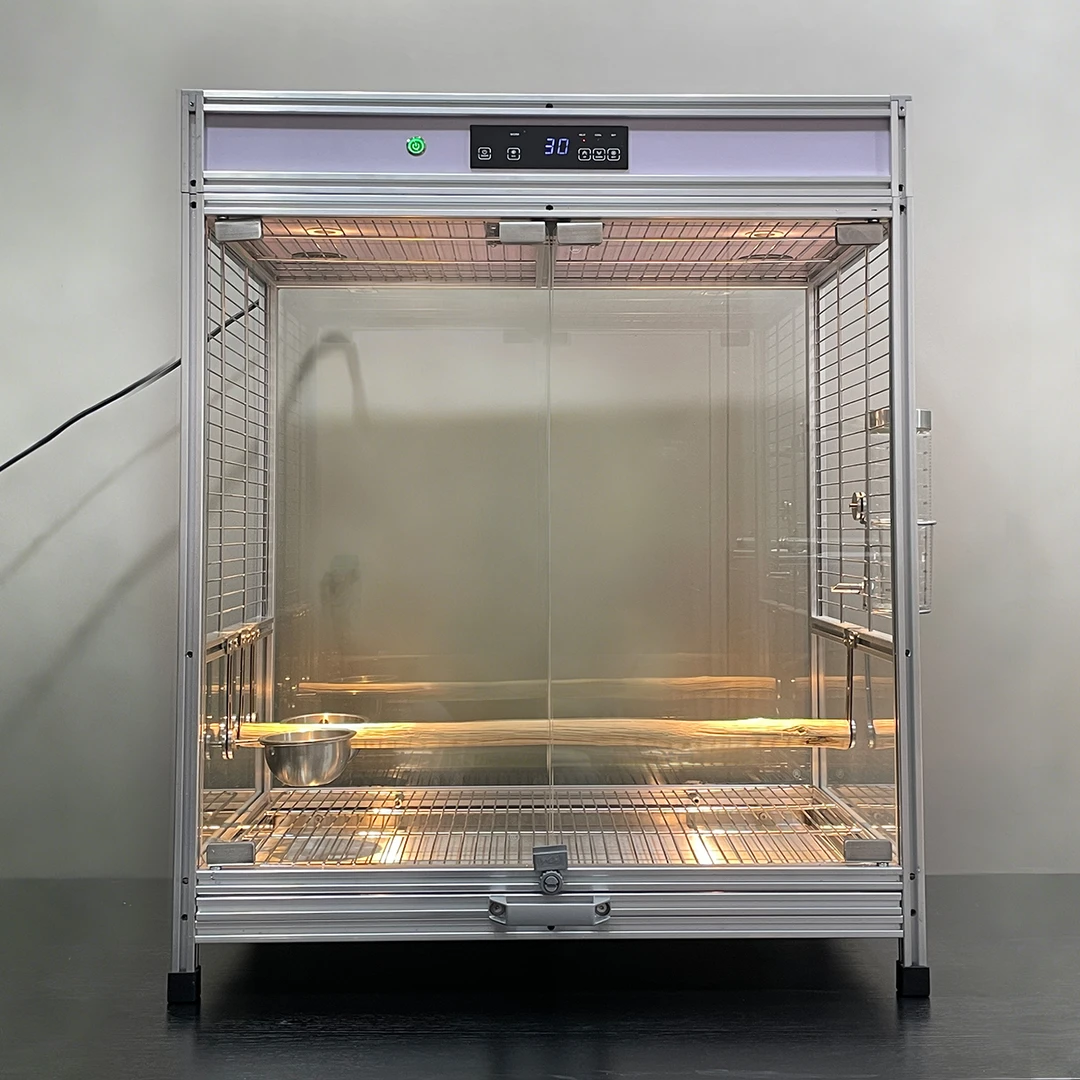 Thermostatic Insulated Bird Aviary Large Rolling Parrot Habitat