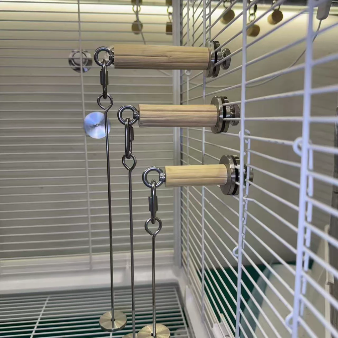Parrot Fruit Holder Toy | Cage Hanging Fruit Stick, Let Birds Forage Naturally