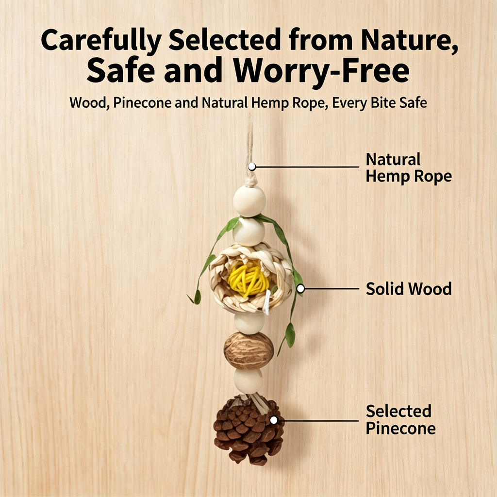 Parrot toys, corn husks, rattan balls, parrot bites, grinds, bird cages, hanging decorations, parrot bird toys
