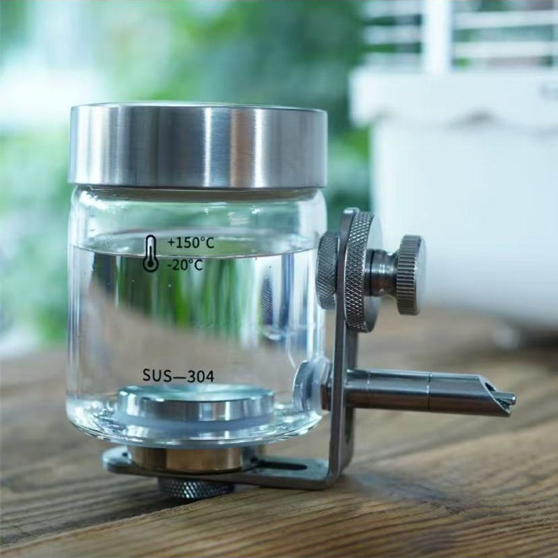 Leakproof Parrot Needle Water Bottle, Adjustable Screw Mount Glass Bird Water Dispenser, BPA Free Bird Cage Hanging Water Feeder