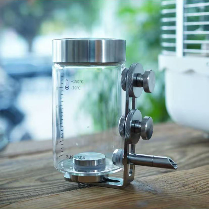 Leakproof Parrot Needle Water Bottle, Adjustable Screw Mount Glass Bird Water Dispenser, BPA Free Bird Cage Hanging Water Feeder