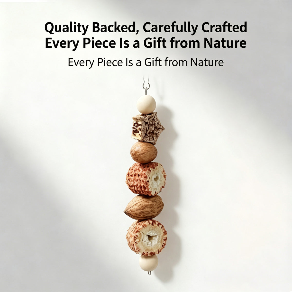 Parrot toy fruit gnawing corn cob, wood mango, starfruit grinding mouth to relieve boredom Parrot gnawing toy bird toy