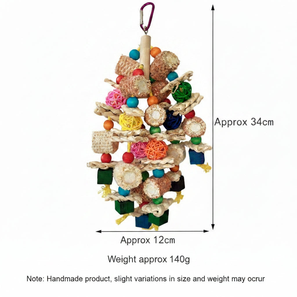 Hanging Chew Toy for Medium & Large Parrots
