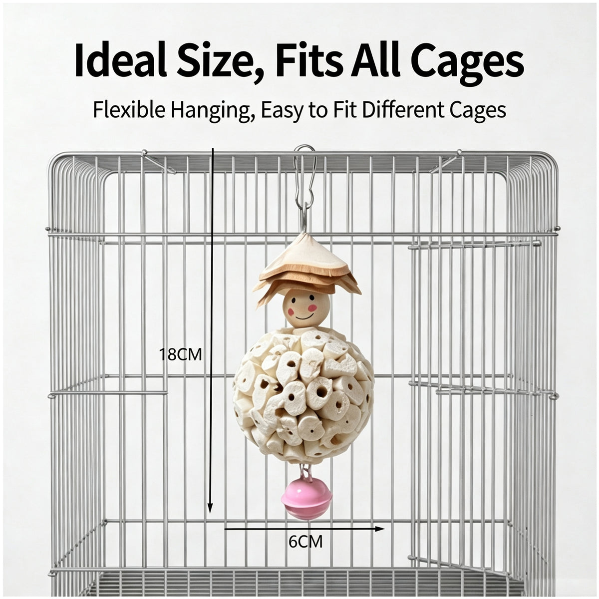 Parrot toys, grass balls, gnawing toys, scratching toys, grinding mouths, relieving boredom, bird supplies, bird puzzle toys