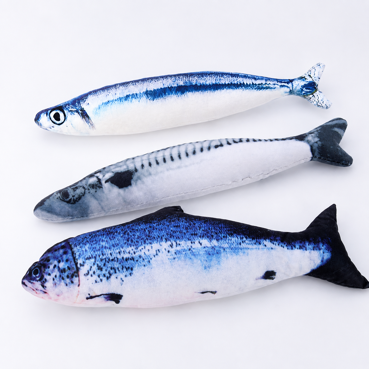 Realistic Fish Plush Toy with Catnip - Kicker Cat Toys