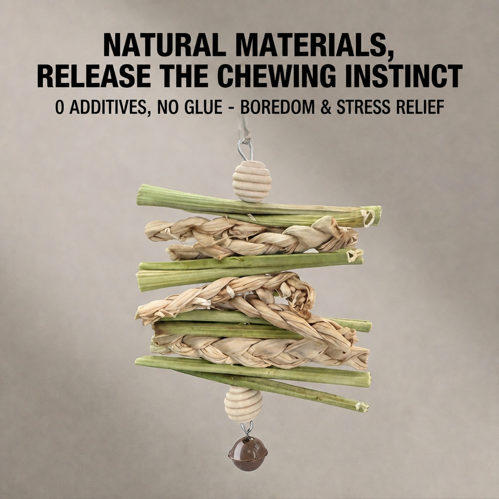 Corn husk papaya toy - detail 001