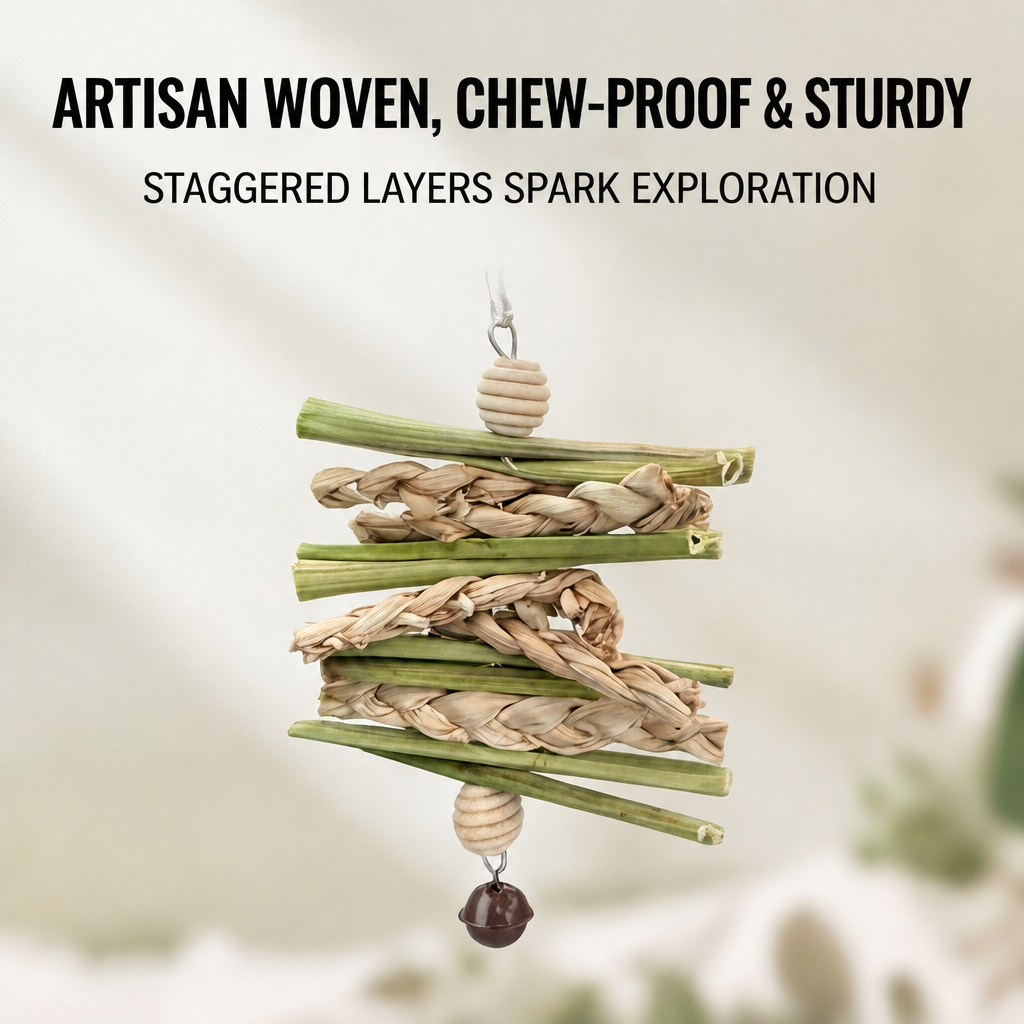 Corn husk papaya toy - detail 003
