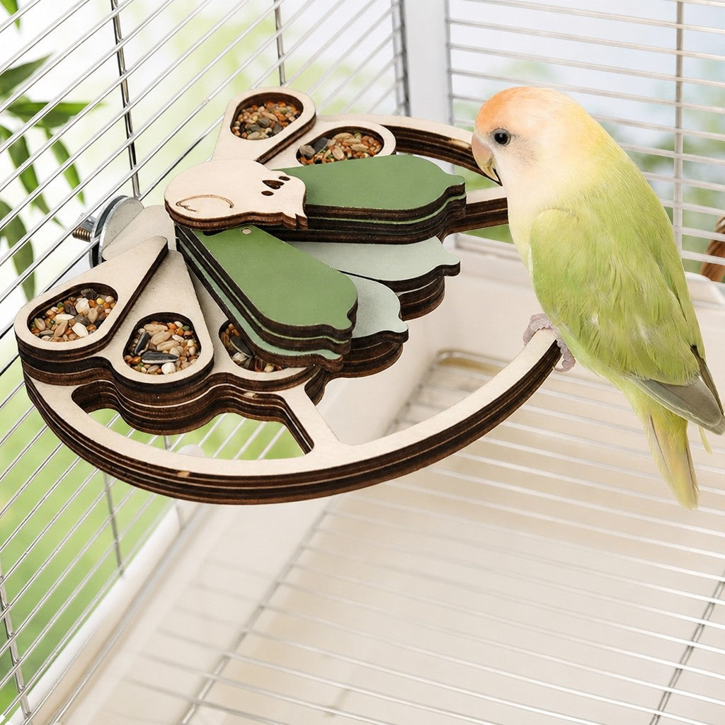 Creative Wooden Parrot Foragin - detail_004.png