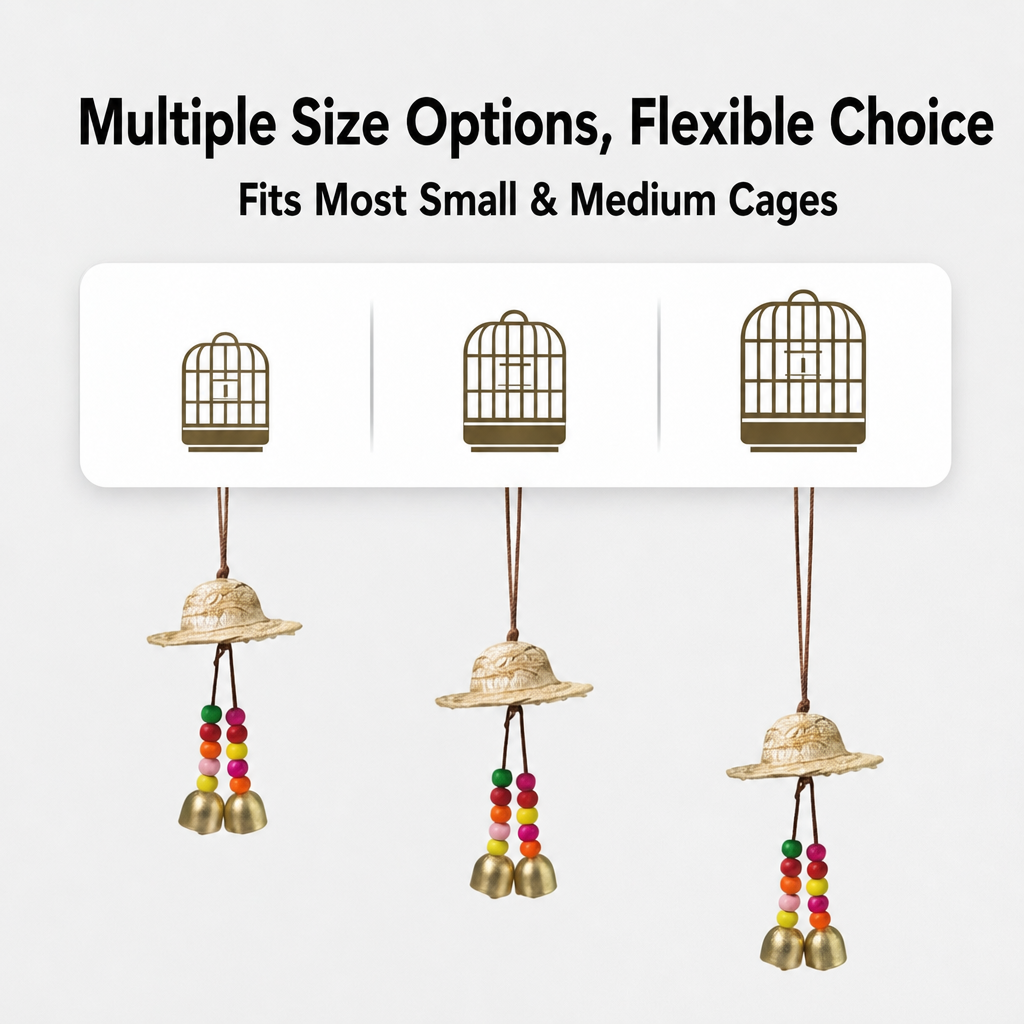 Straw hat parrot toy - detail 5
