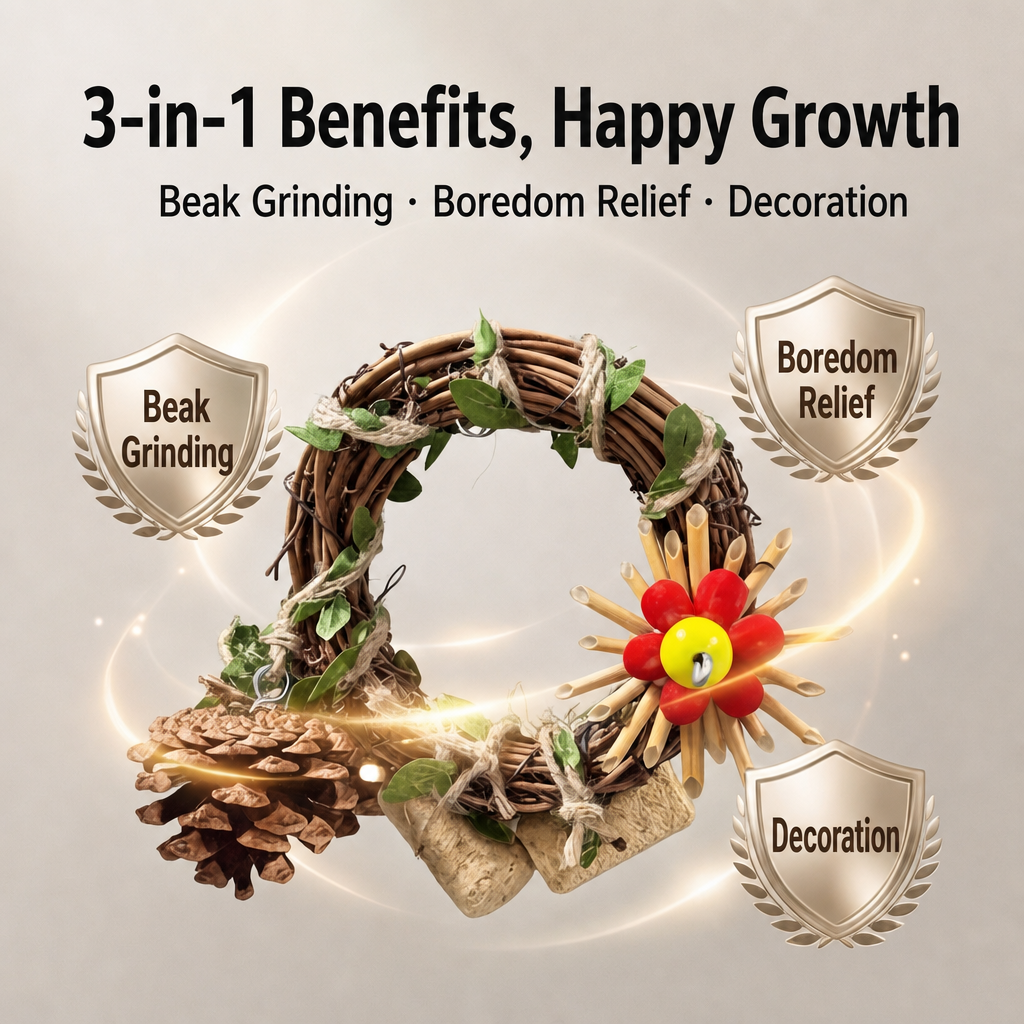 Rattan swing toy - detail 006