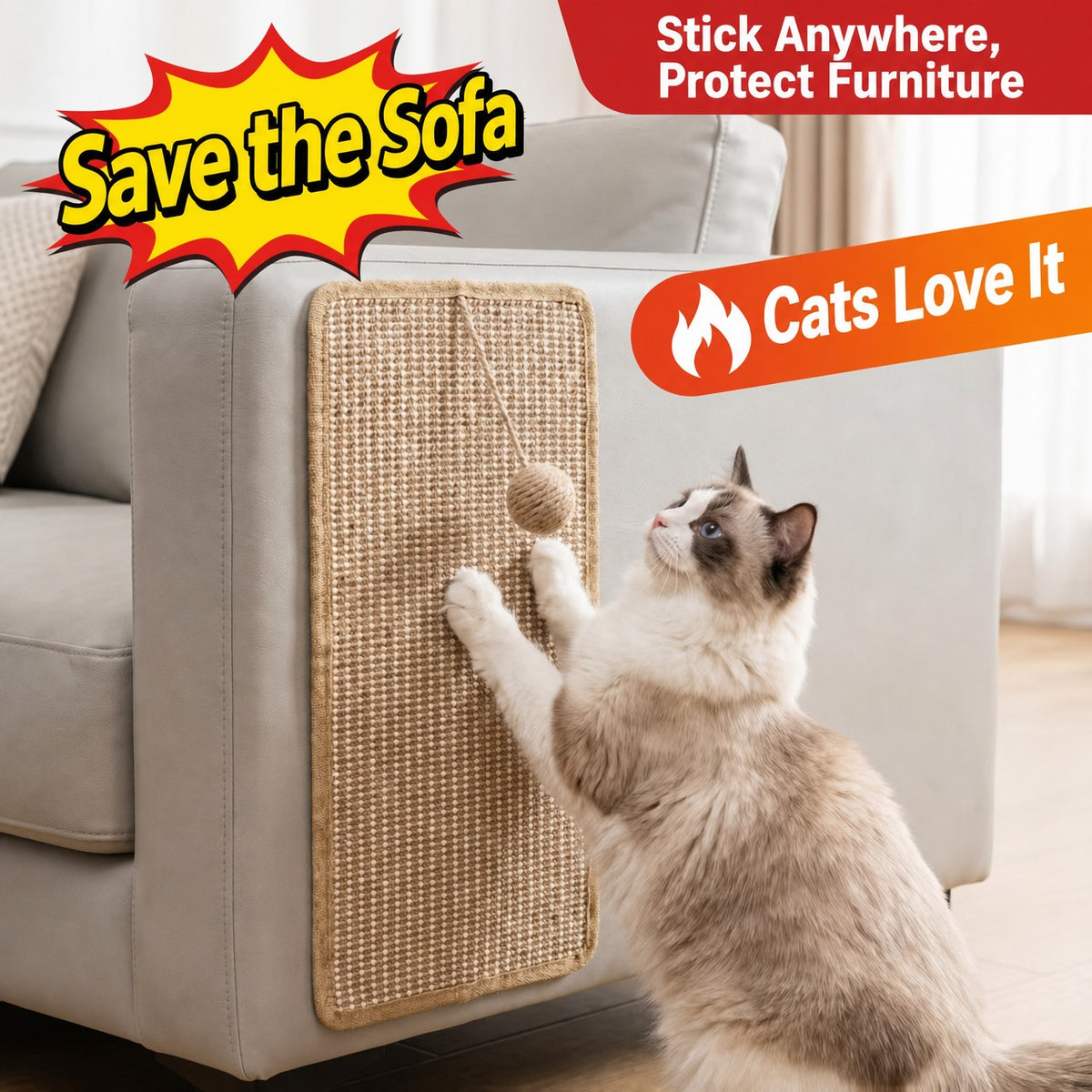 Sisal Cat Scratch Pad – Wear-R - detail_006.png