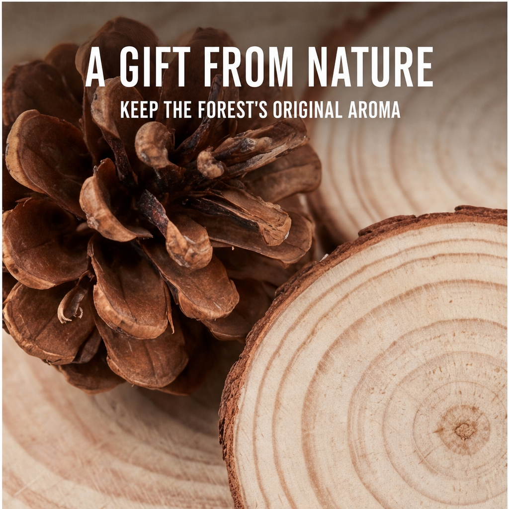 Wood pinecone bell toy - detail 007