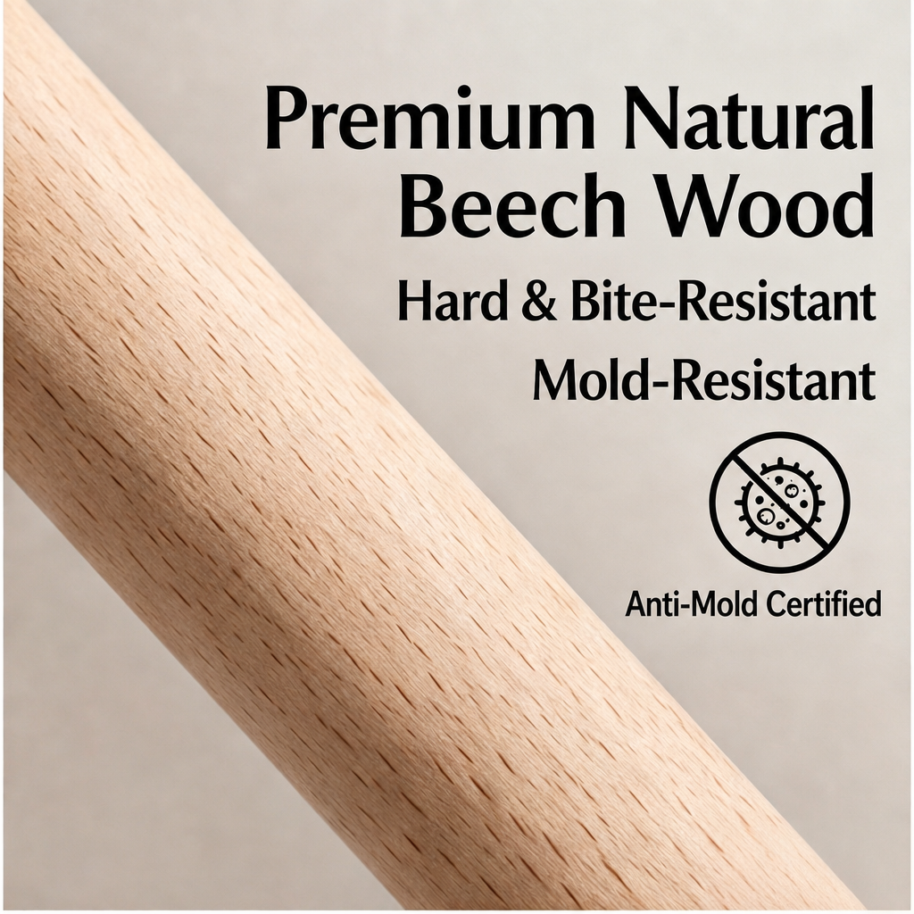 Beech sanding perch - detail 007