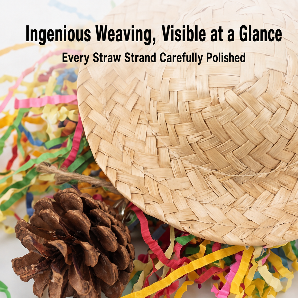 Straw hat foraging toy - detail 008