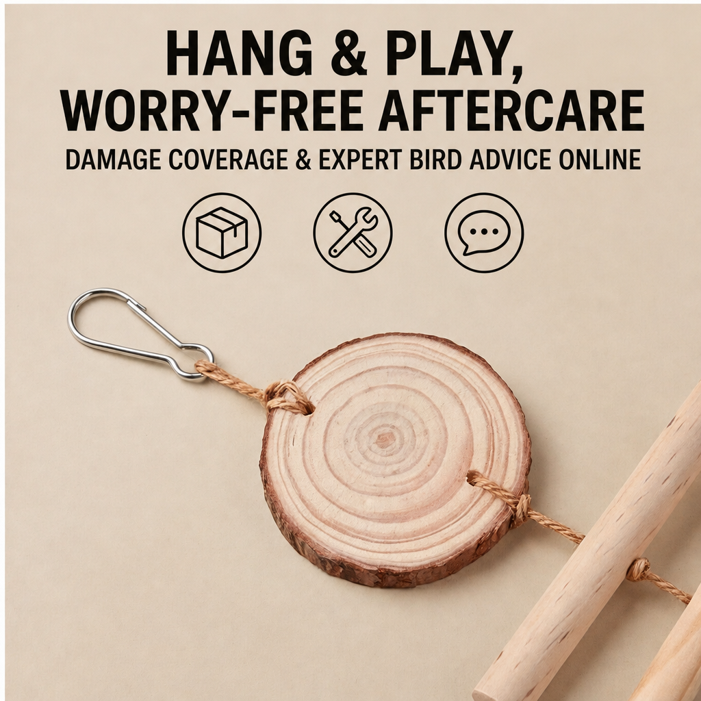 Wood pinecone bell toy - detail 008
