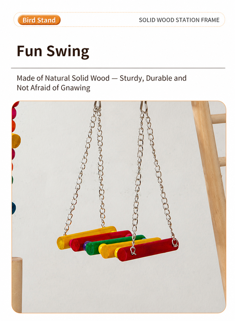 Solid Wood Bird Stand with Tra - detail_011.png