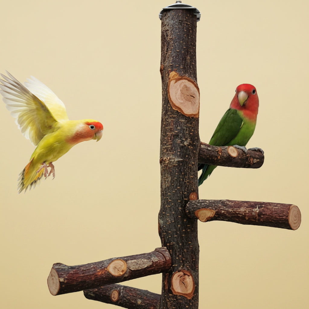 Applewood Bird Stand with Spir - head_001.webp