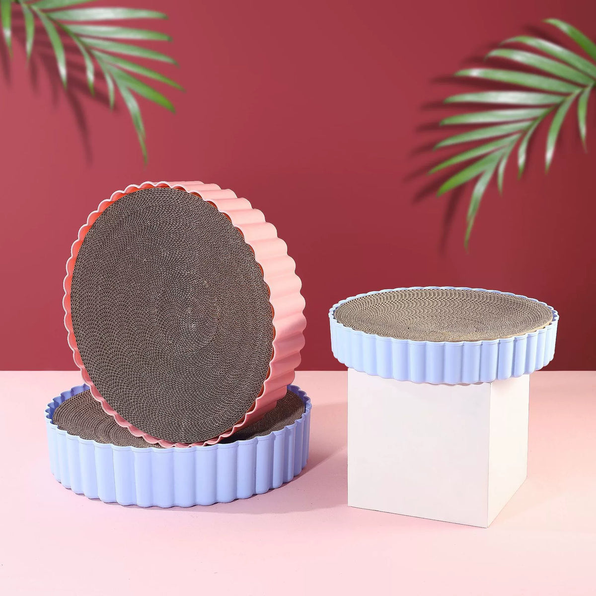 Bowl Cat Scratcher with Replac - head_001.webp