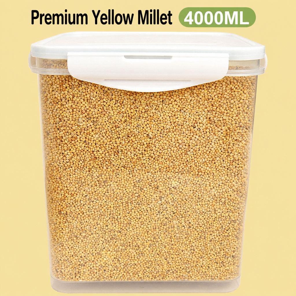 Hulled yellow millet parrot food - head 001