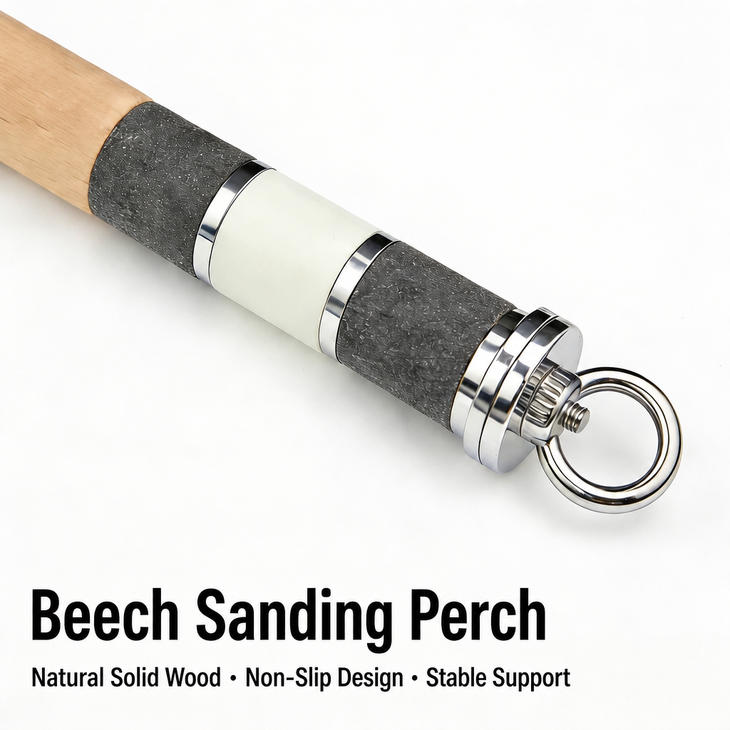 Beech sanding perch - head 001
