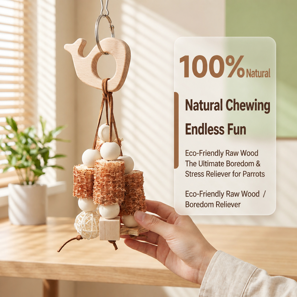 Wooden animal toy - head 001