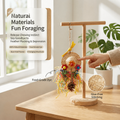 Straw hat foraging toy - head 001