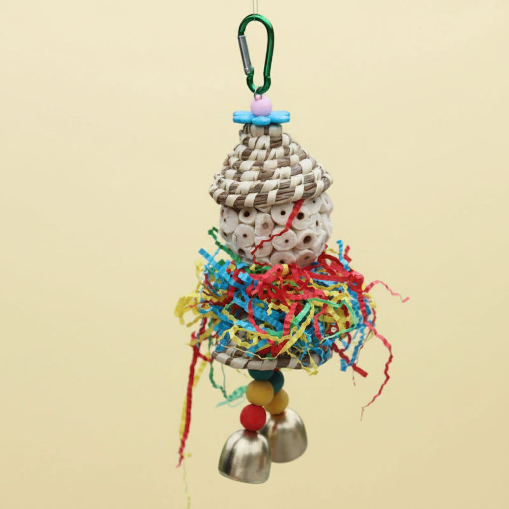 Parrot Foraging Toy with Rice  - head_001.webp