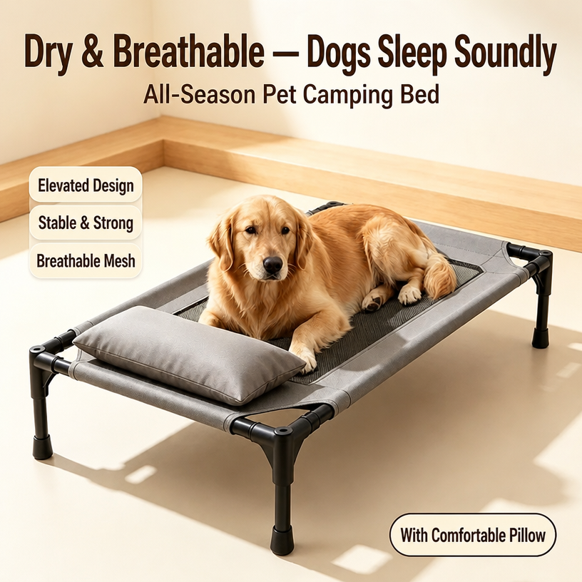 Elevated Dog Bed – Four-Season - head_001.png