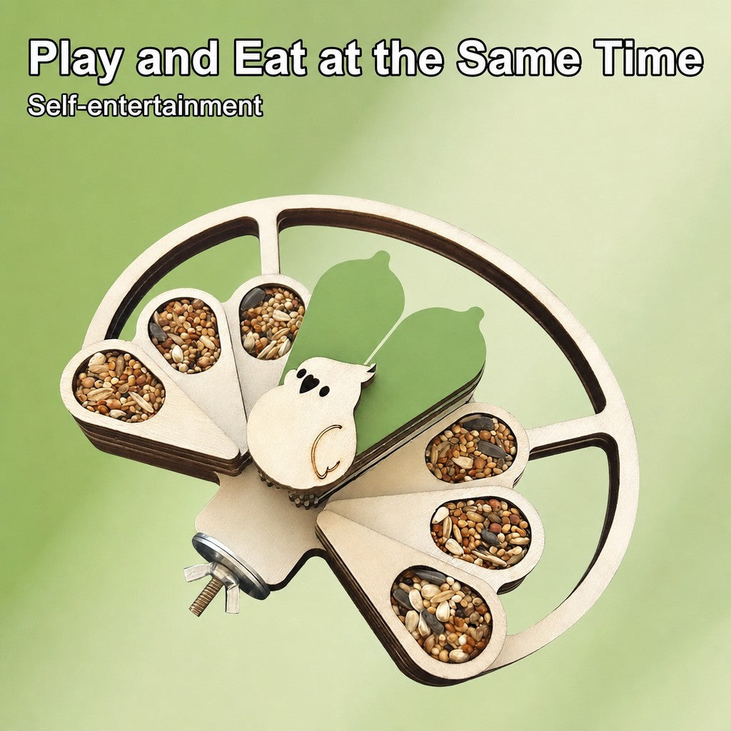 Creative Wooden Parrot Foragin - head_002.png