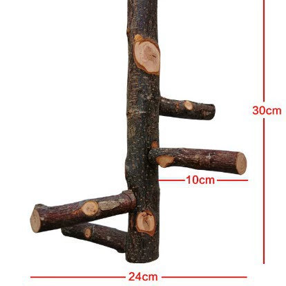 Applewood Bird Stand with Spir - head_002.webp