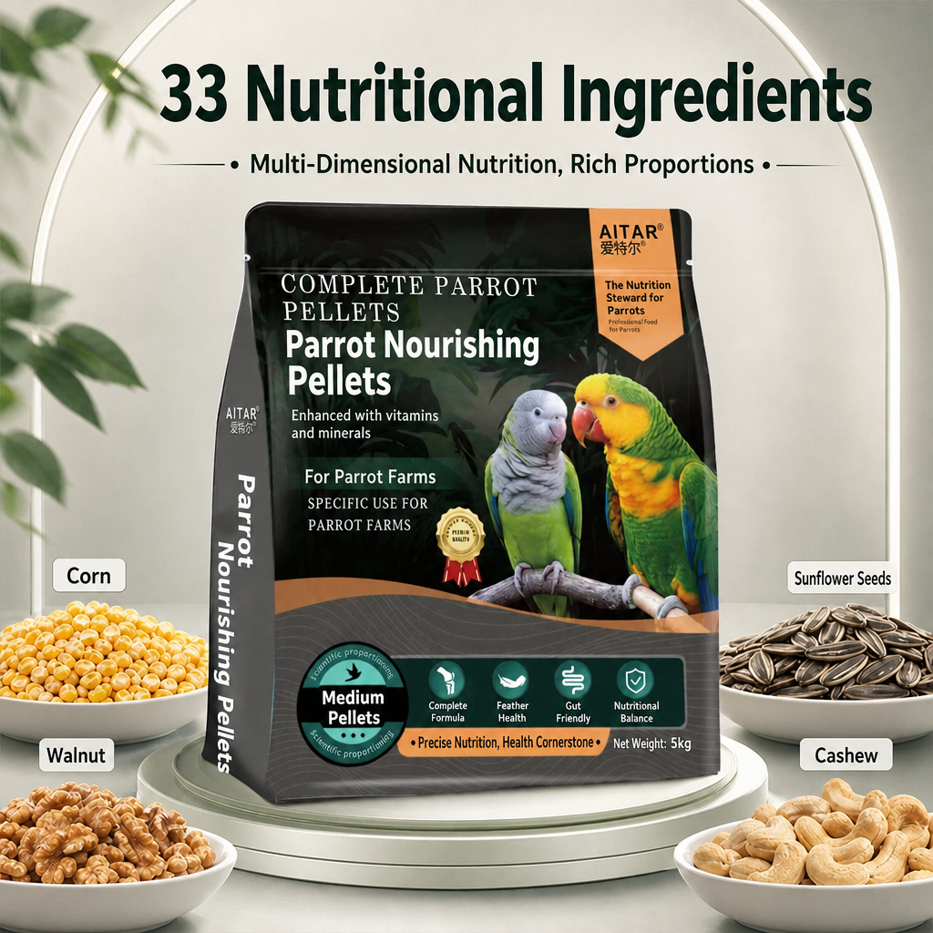 Parrot nourishing pellets - head 003