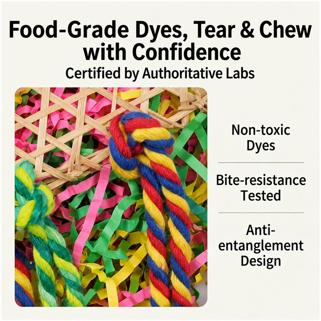 Bamboo rope toy - head 003