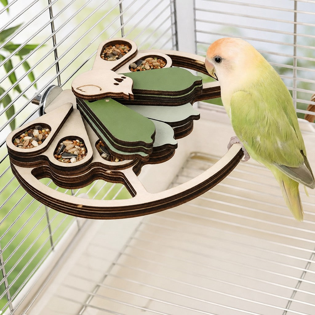 Creative Wooden Parrot Foragin - head_003.png