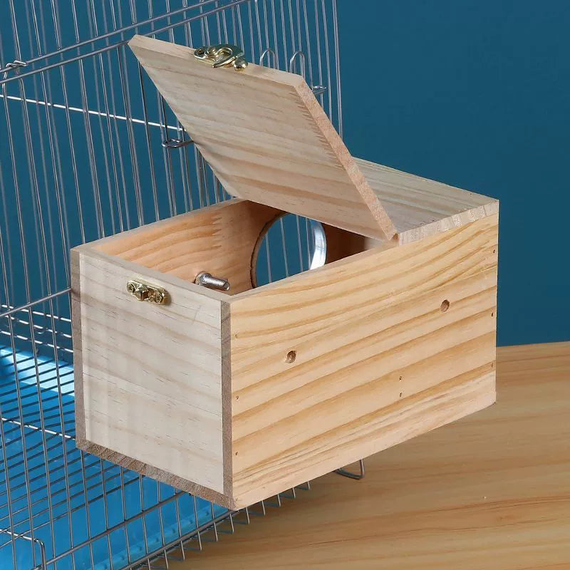 Solid Wood Bird Breeding Nest  - head_003.webp