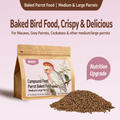 Baked parrot food pellets - head 003
