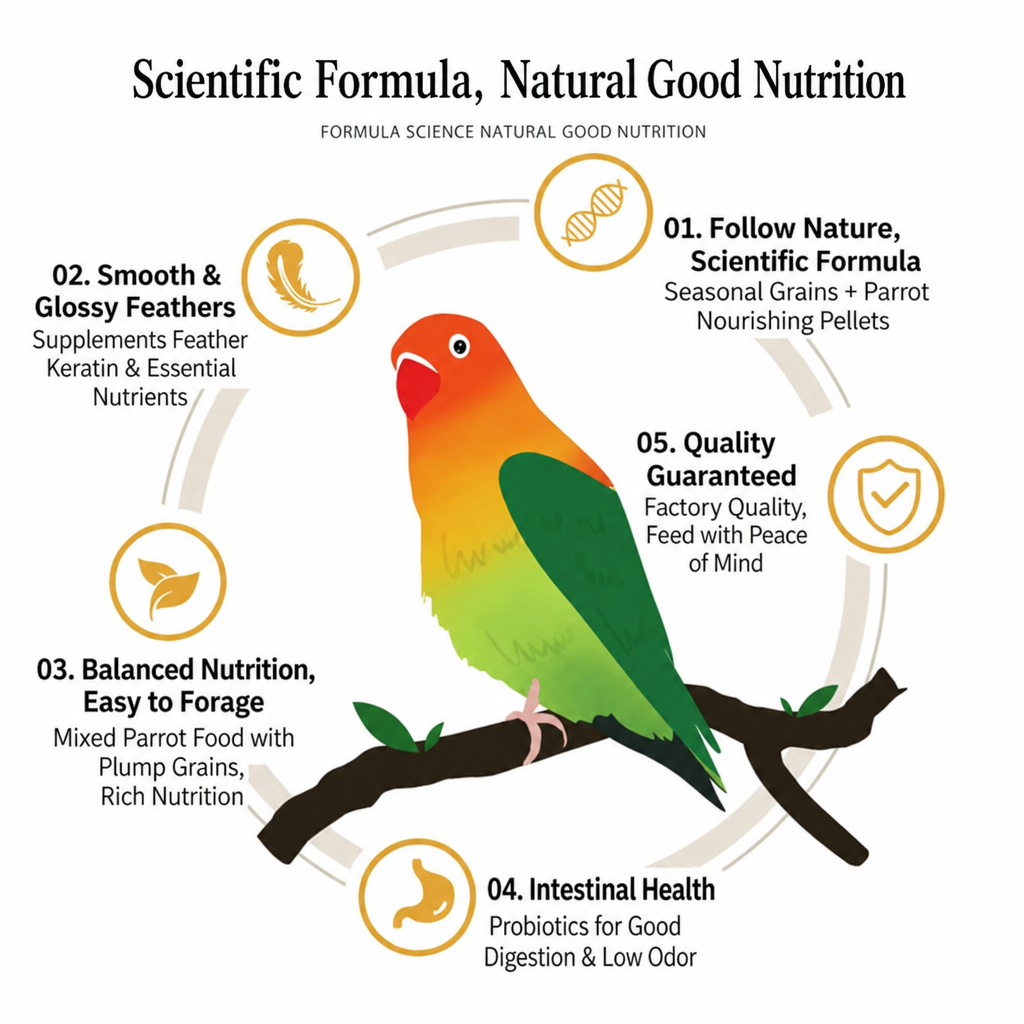 Kaiyuan parrot food - head 003